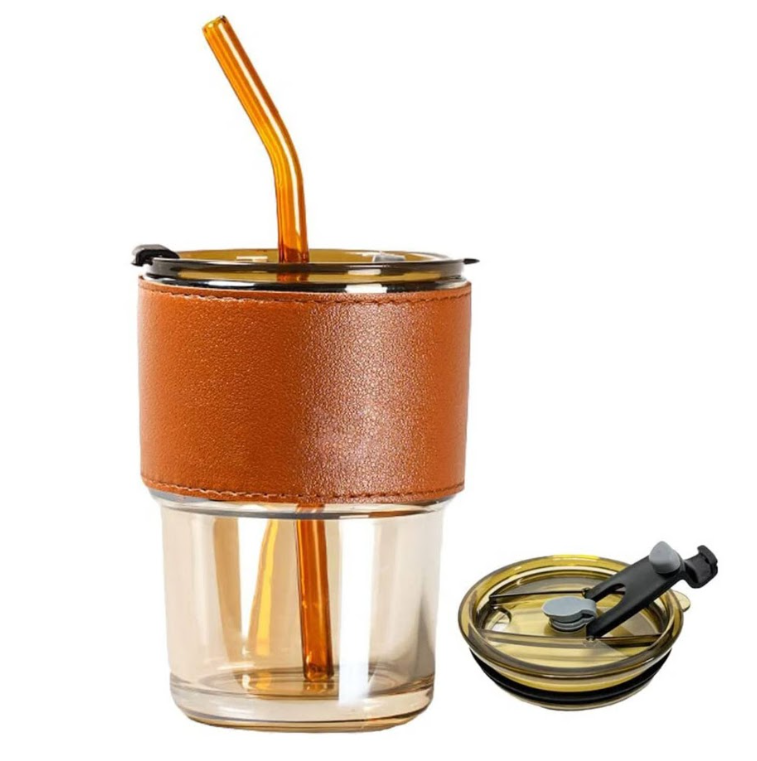 Vaso Mug de Vidrio Para Infusiones